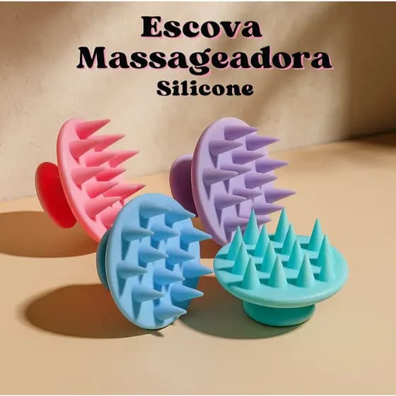 Escova Massageadora De Silicone