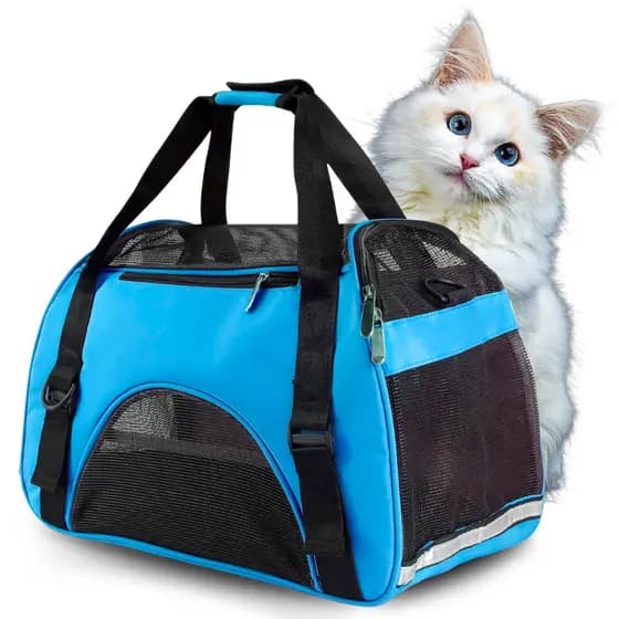 Bolsa Mala De Transporte Pet Tamanho Medio Gato Cachorro
