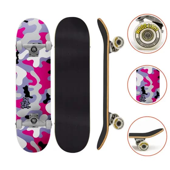 Skate Iniciante Completo Puzzle Wood Light