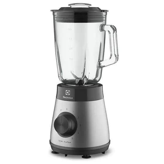 Liquidificador Electrolux 700w 1,5L Experience com Copo de Vidro e Tecnologia TruFlow™ Cor Inox Preto (EBS30)