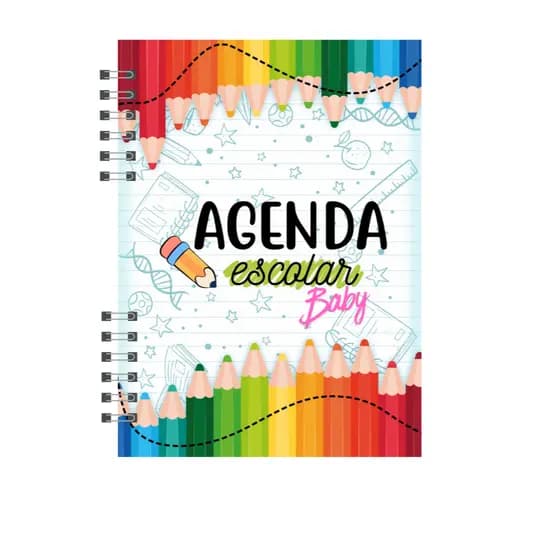 Agenda escolar para Creche ,Escolinha, Berçario, Envio do Nome via chat