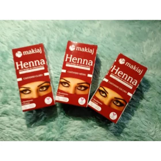 henna para sobrancelha