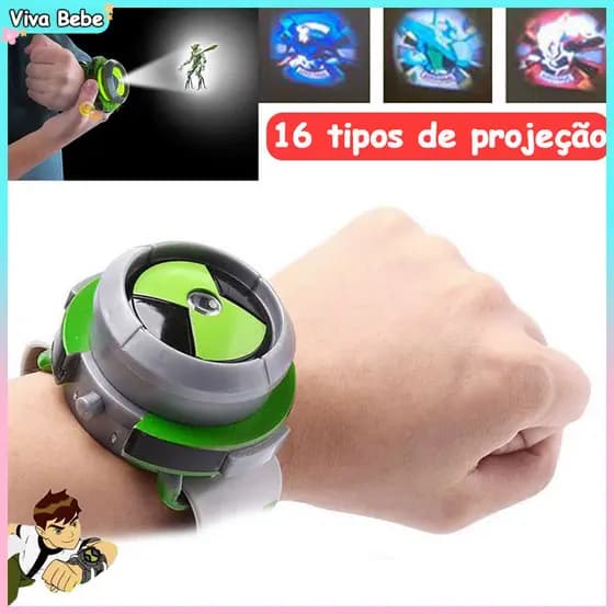 Ben 10 Omniverse Relógio Infantil com Projeção Brinquedo Criativo para Meninos