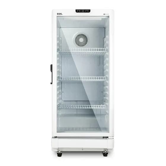 Refrigerador Expositor Vertical EOS 198 Litros Eco Gelo Digital Branco EEV200B 110V