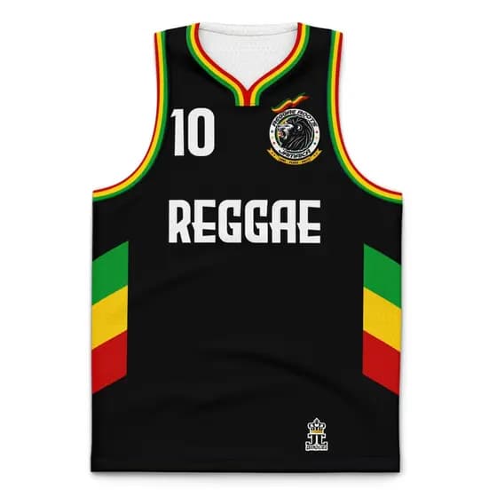 Regata do Reggae Roots Jamaica Preto Jotaz Masculino