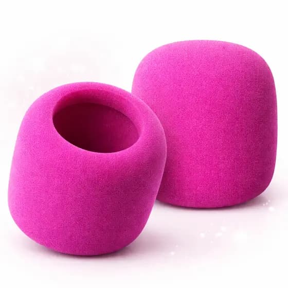 Espuma Para Microfone SM58 Vinho Antivento Capa Protetora Com e Sem Fio Premium pop filter