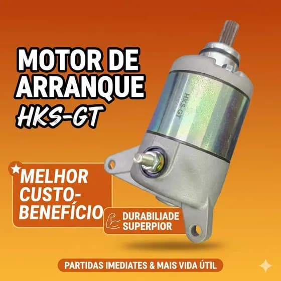 Motor de Partida CG 150 HKS 2004 A 2015 MANTDENDO A ORIGINALIDADE