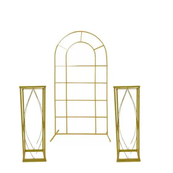 Painel para Decoração de Festa Arco Janela + 2 Colunas Desmontável