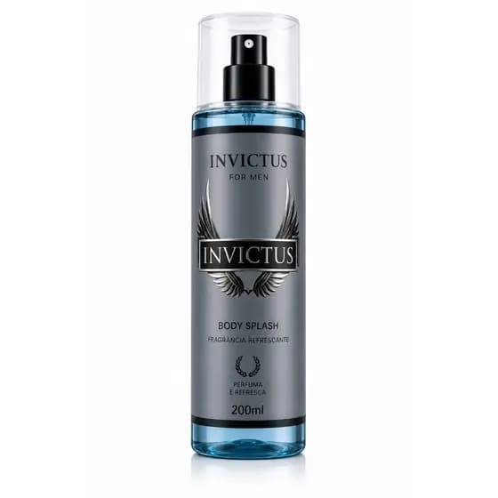Body Splash Invictus 200ml Perfume Masculino Refrescante para o Dia a Dia