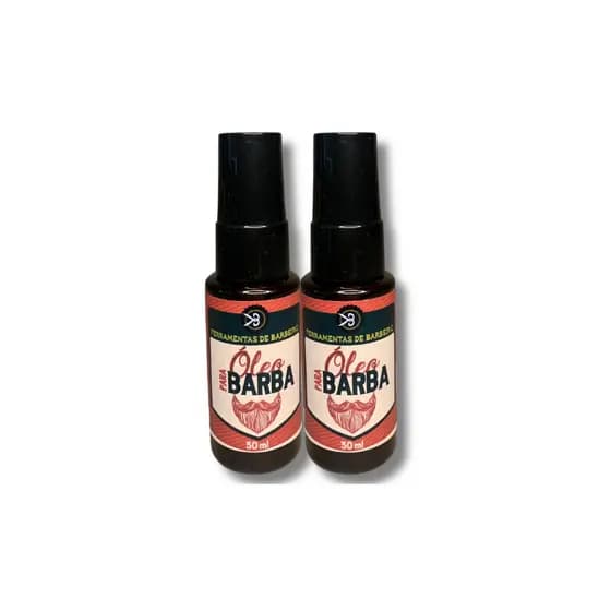 Óleo para barba Kit com 2 - Ferramentas de Barbeiro