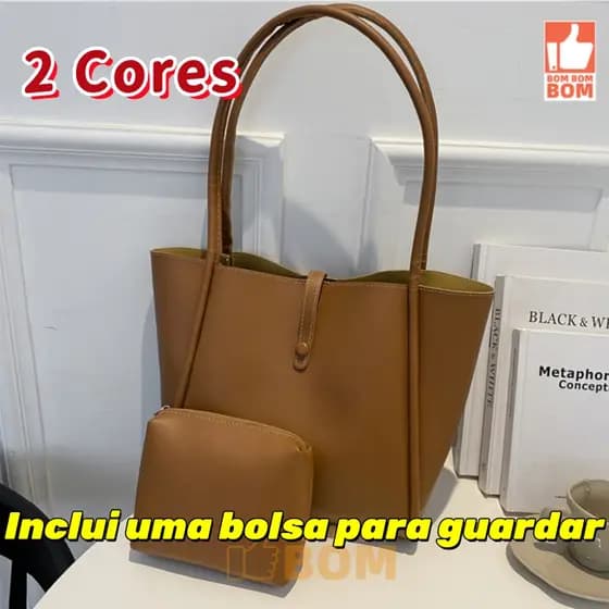 Bolsa Transversal Feminina Bolsa de Ombro Bolsa Toque de Couro Sintético Alta Qualidade