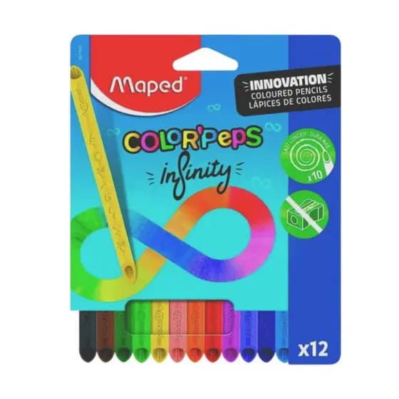 Lápis De Cor Cores Color Peps Infinity MapeD