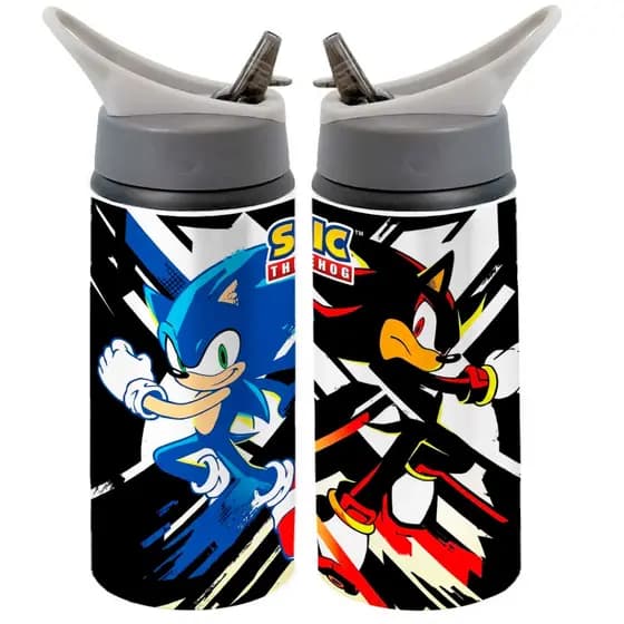 Garrafa Sonic Shadow Infantil Super Veloz e Divertida