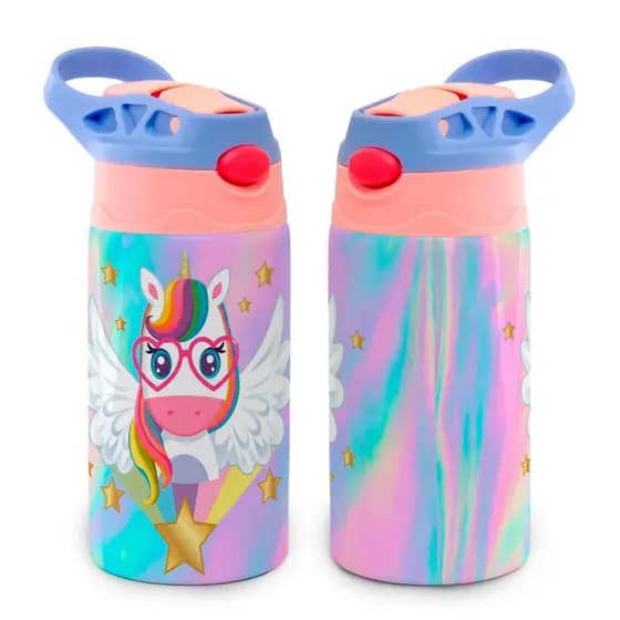 Garrafa Unicórnio Collor Térmica Infantil