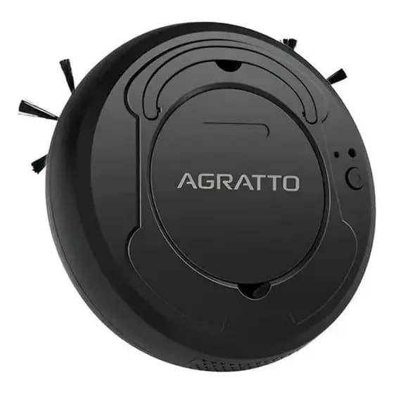 ASPIRADOR DE PO ROBO PRATICCI AAR01I-04 PRETO USB 3W 3.7V AGRATTO