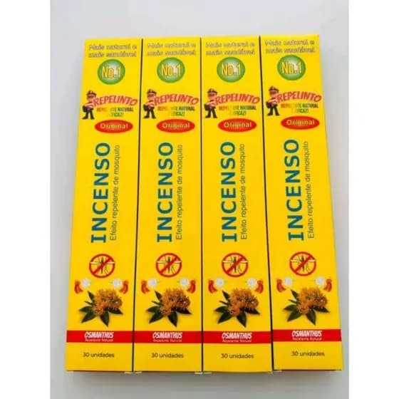 Kit 90/150/180/210/240/300 Palitos Incenso Repelente mata mosquito/moscas Fragrância Osmanthus