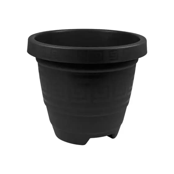 Kit 5 Vasos Redondos Grandes 15L Preto para Plantas Jardim Decorativo Resistente