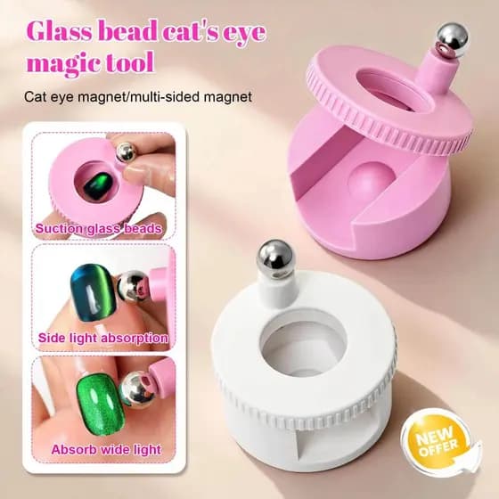 Ímã De Nail Art Rotativo Olho De Gato Unhas Automático Ferramentas Magnéticas Fortes Para Amp