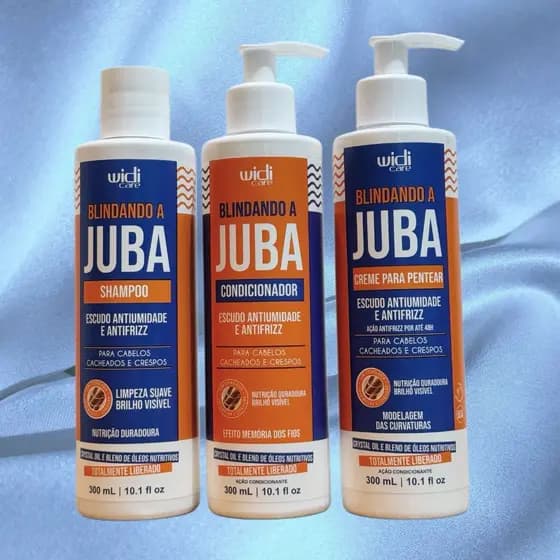 Kit Widi Care Blindando a Juba Shampoo + Condicionador + Creme Para Pentear 300ml