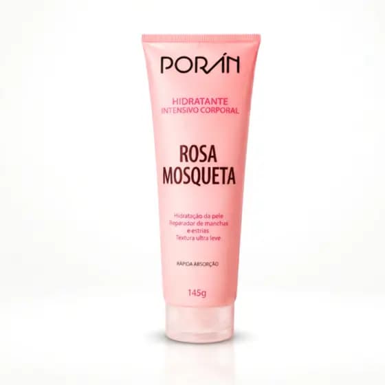 Hidratante Rosa Mosqueta 145g | Hidratação Intensa | Auxilia Manchas e Estrias | Rápida Absorção | Pele Macia e Radiante