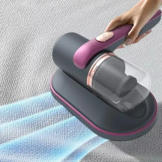 Removedor De Ácaros Portátil Elétrico Aspirador Esterilização De Estofados UV Sem Fio