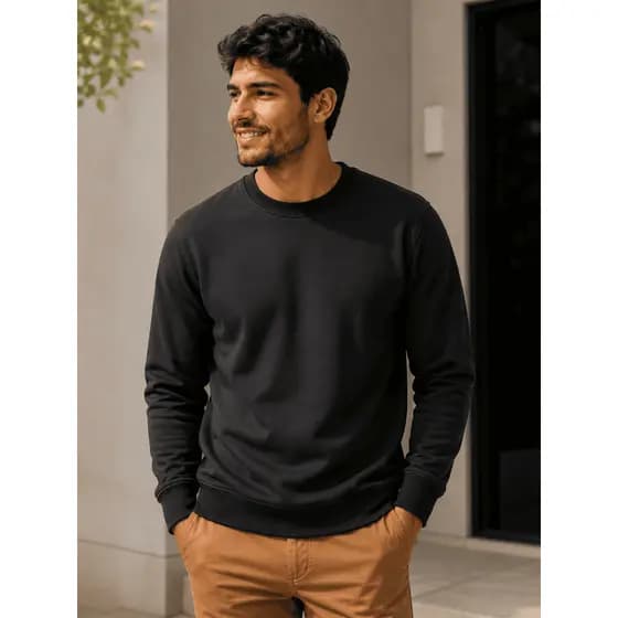 Moletom Masculino Bicolor Básico Premium Manga Longa Casual Quentinho Estilo Moderno Fashion