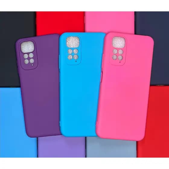 Capa para Xiaomi Redmi Note 11 4G / Note 11S Ou capinha + Pelicula 3D Case Aveludado