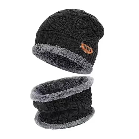 Touca de Inverno com Protetor de Pescoço Frio-B28