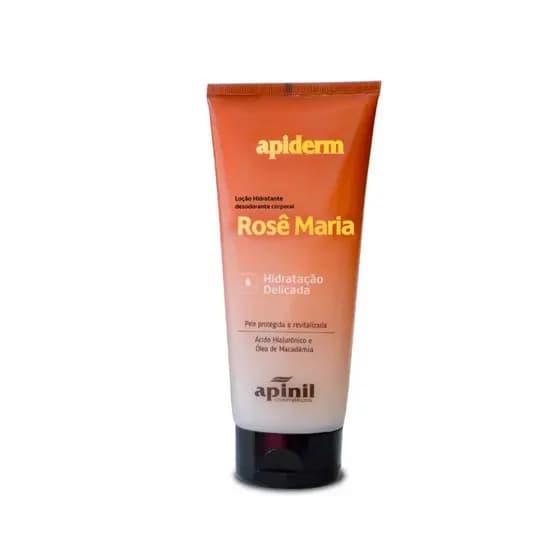 Loção Hidratante Rosê Maria Apiderm Hidratação Delicada Ácido Hialurônico 200ml