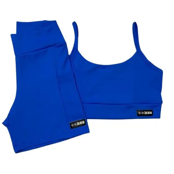 Conjunto Fitness - Shorts com bolso e Top de alça