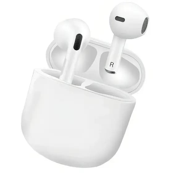 Fone de Ouvido Intra-Auricular Pro 4 Bluetooth com Estojo de Carregamento