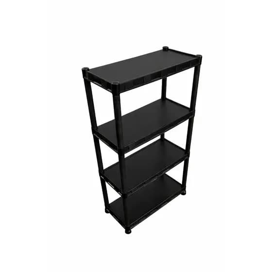 Estante com Prateleira Organizadora de Plástico Modular Multiuso para Cozinha e Quarto Reforçada rack