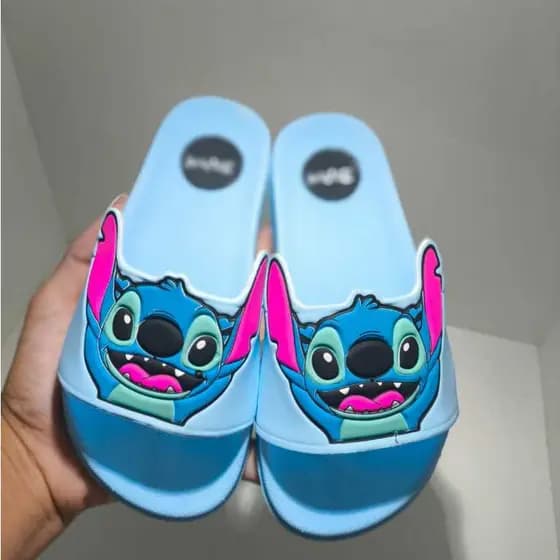 Slide Chinelo Feminino Estampa Stitch 2025