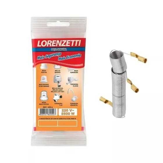 RESISTENCIA MAX DUCHA LORENZETTI.3T 220 V/ 5500W