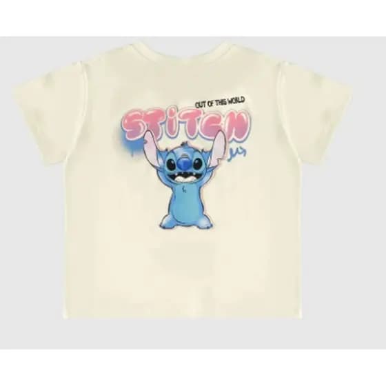 Blusa Infantil Menina Box Out Of This World Stitch Disney Malwee Kids