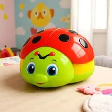 Brinquedo Joaninha Fofa Interativo Infantil imaginação da Criança com Rodinhas infância Brincar