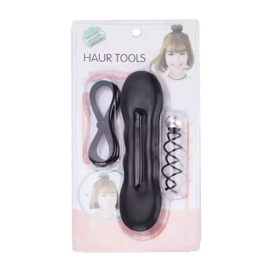 Conjunto de penteado coque