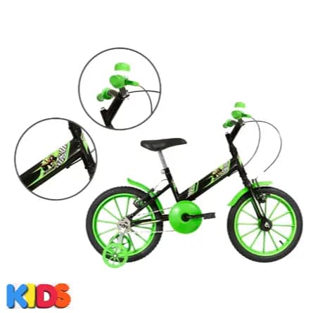 Bicicleta Infantil Aro 16 Ultra Bikes Masculina Kids Modelo Resistente
