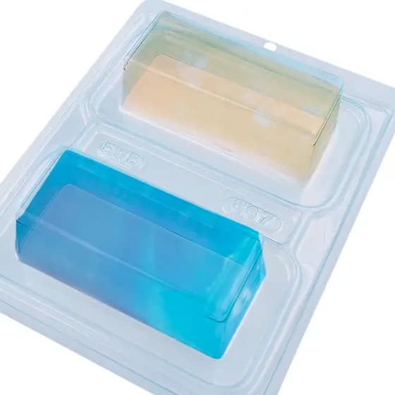 Kit 10 a 50 Unidades | Forma BWB Gelo Saborizado Barra 200ml - 2 Cavidades - BWB