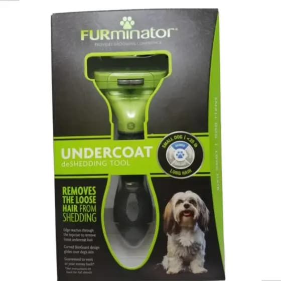 Escova Furminator New Cães Pequenos Pelo Longo