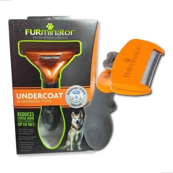 Escova Furminator New Cães Medios Pelo Curto