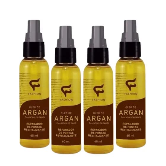 Óleo De Argan Kit com 04 unidades - Fashion Cosméticos
