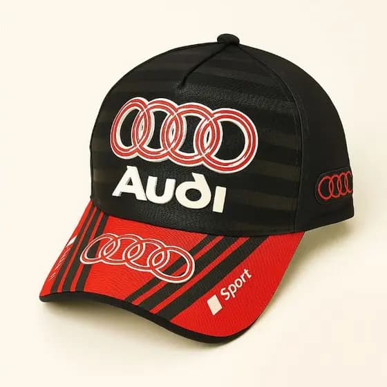 Boné Carro Trucker Premium Automotivo Aba Curva Bordado Estiloso Audi