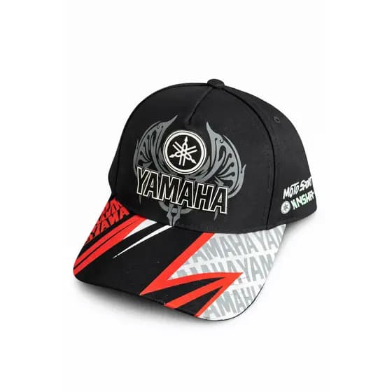 Boné Yamaha Motorsport Trilha Aba Estampada Ajustável Velcro