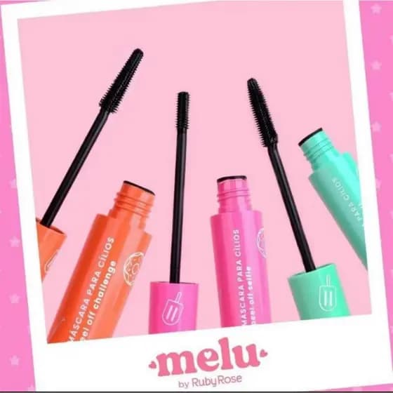 Mascara De Cilios Melu Ruby Rose Rimel Peel Off Alta Fixação