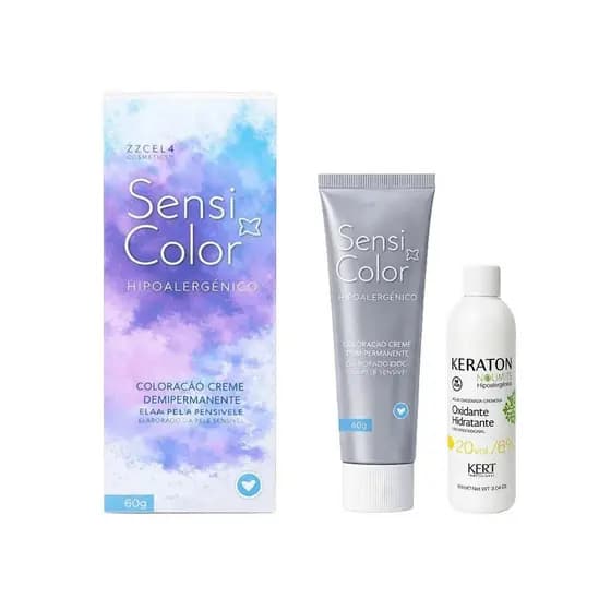 Kit Sensicolor - Coloração Capilar e Água Oxigenada
