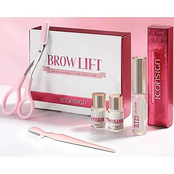 Kit Profissional Brow Lamination Iconsign Permanente de Sobrancelhas com Ferramentas