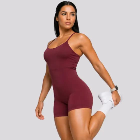 Macaquinho Fitness Alcinha Zero Transparência Feminino Academia Treino macacão esportivo yoga
