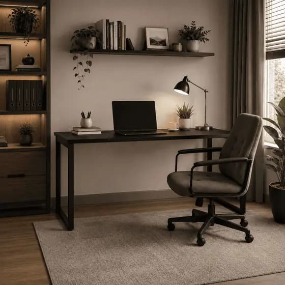 Mesa Multiuso para Jantar 120cm – Também Serve como Escrivaninha e Mesa de Escritório