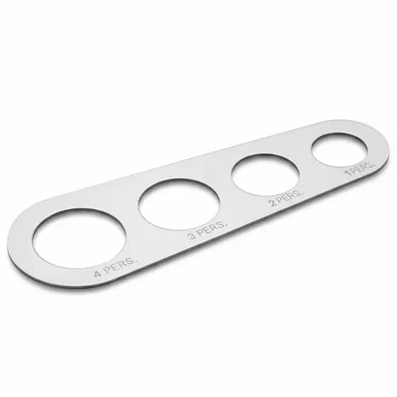 Medidor de espaguete Italia - aço inox